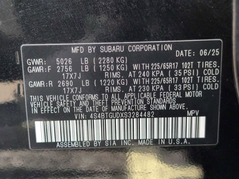 Used 2025 Subaru Outback Wilderness w/ Wilderness Package image 34