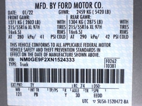 Used 2022 Ford Transit Connect XLT FWD image 44