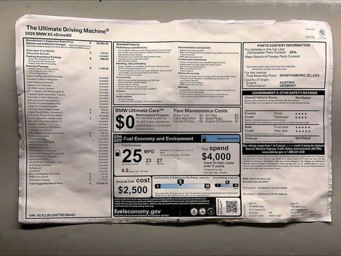 New 2026 BMW X5 xDrive40i w/ Premium Package image 12