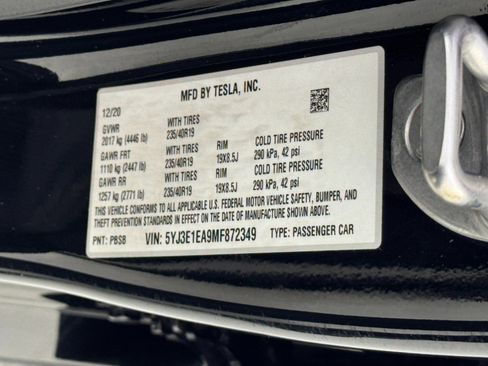 Used 2021 Tesla Model 3 Standard Range Plus image 47