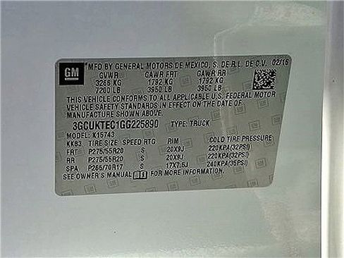 Used 2016 Chevrolet Silverado 1500 High Country image 23