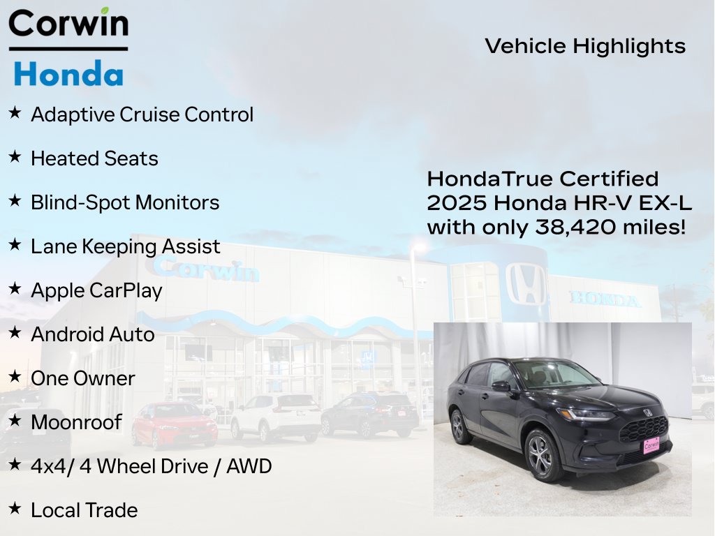 Used 2025 Honda HR-V EX-L image 9