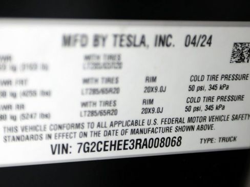 Used 2024 Tesla Cybertruck Cyberbeast image 59