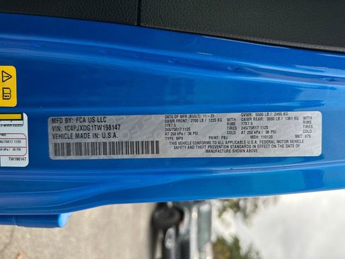 New 2026 Jeep Wrangler Sport image 30