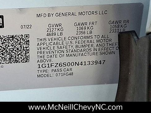 Used 2022 Chevrolet Bolt EUV Premier w/ Sun & Sound Package image 28