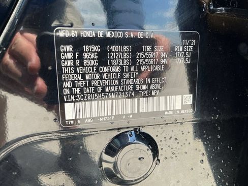Used 2022 Honda HR-V EX image 8