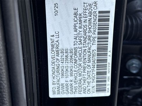 New 2025 Honda Accord SE image 26