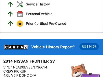 Used 2014 Nissan Frontier SV