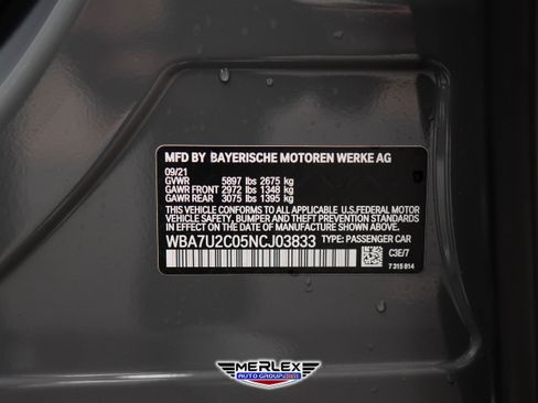 Used 2022 BMW 750i xDrive xDrive M SPORT LINE w/ Executive Package image 53