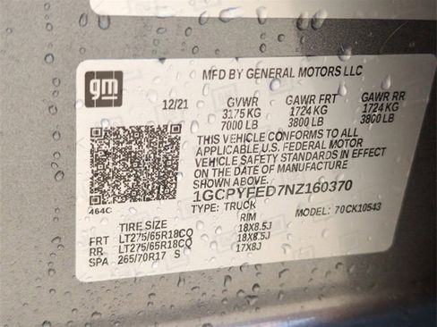 Certified 2022 Chevrolet Silverado 1500 LT Trail Boss w/ Bed Protection Package image 32