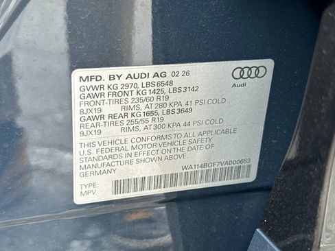 New 2027 Audi Q6 e-tron Premium AWD/4WD image 25