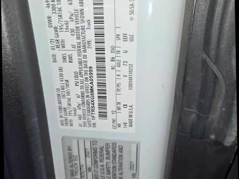 Used 2021 Ford Transit 350 148 High Roof Extended DRW w/ Load Area Protection Package RWD image 29