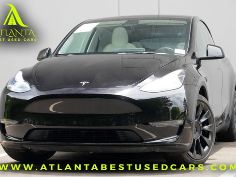 Used 2021 Tesla Model Y Long Range AWD/4WD image 1