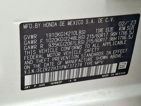 Used 2023 Honda HR-V LX image 28