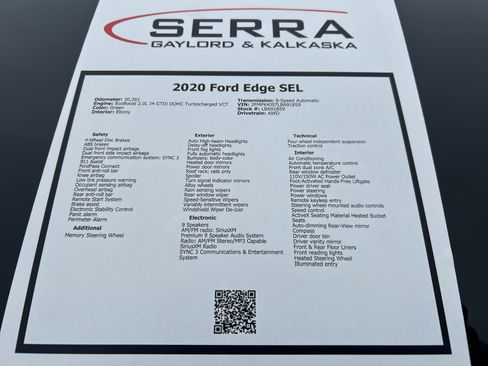 Certified 2020 Ford Edge SEL w/ Convenience Package image 26