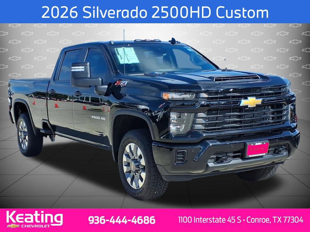 New 2026 Chevrolet Silverado 2500 Custom w/ Custom Value Package AWD/4WD image 1