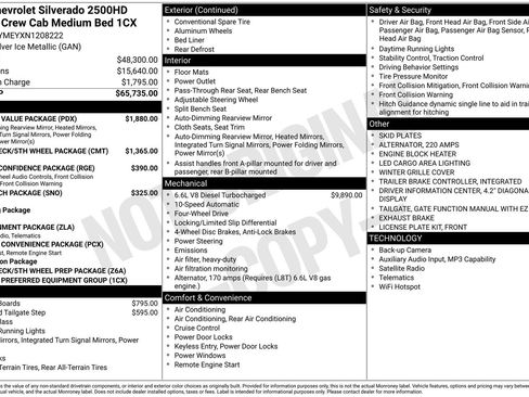 Used 2022 Chevrolet Silverado 2500 Custom w/ Custom Value Package AWD/4WD image 42