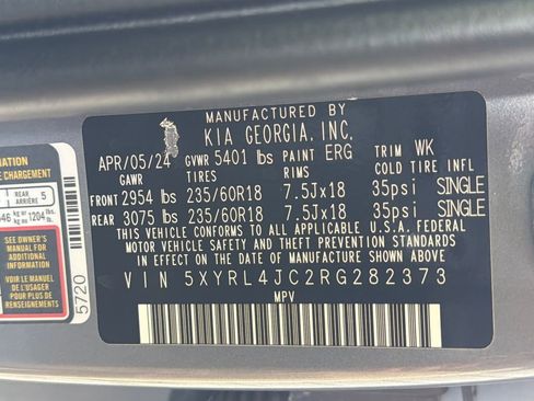 Used 2024 Kia Sorento S w/ Panoramic Sunroof Package FWD image 38