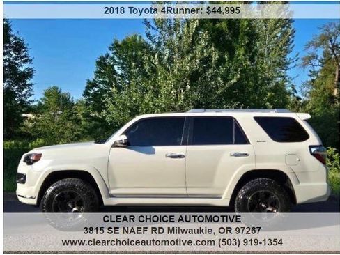 Used 2018 Toyota 4Runner Limited AWD/4WD image 16