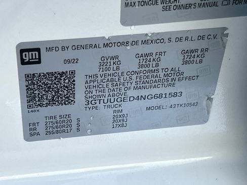 Used 2022 GMC Sierra 1500 Denali AWD/4WD image 33