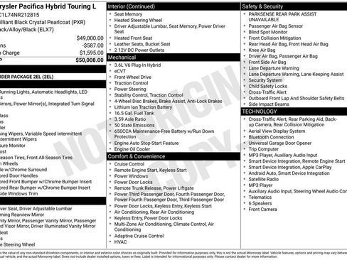 Used 2022 Chrysler Pacifica Touring-L FWD image 7