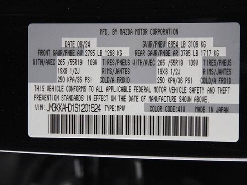 Certified 2025 MAZDA CX-90 3.3 Turbo w/ Select Package image 22