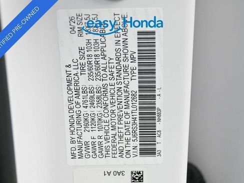 Used 2026 Honda CR-V EX image 18