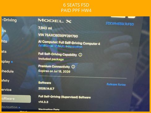 Used 2023 Tesla Model X AWD/4WD image 3