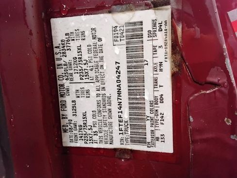 Used 1991 Ford F150 4x4 Regular Cab image 15