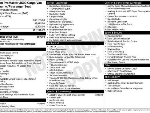 New 2026 RAM ProMaster 3500 w/ Convenience Group image 15