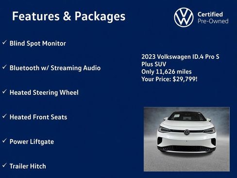 Used 2023 Volkswagen ID.4 Pro S Plus AWD/4WD image 10