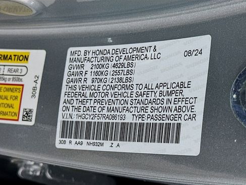 Certified 2024 Honda Accord Sport image 30