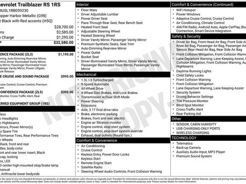 Used 2024 Chevrolet TrailBlazer RS w/ Convenience Package image 6