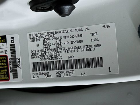 New 2026 Toyota Tundra Platinum AWD/4WD image 33