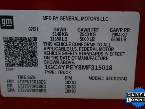 Certified 2021 Chevrolet Silverado 2500 LTZ w/ LTZ Convenience Package image 34