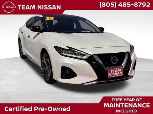 Certified 2020 Nissan Maxima 3.5 SL w/ Floor Mat Group FWD image 1
