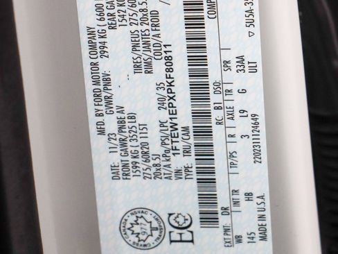 Used 2023 Ford F150 Lariat w/ Equipment Group 502A High image 34