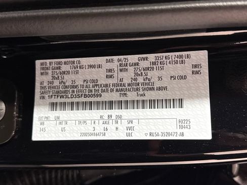 Used 2025 Ford F150 XLT w/ Equipment Group 303A High AWD/4WD image 25