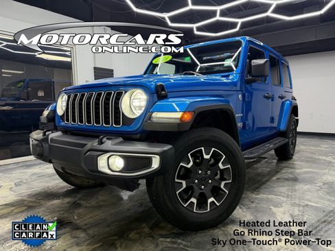 Used 2024 Jeep Wrangler Unlimited Sahara w/ Technology Group image 1