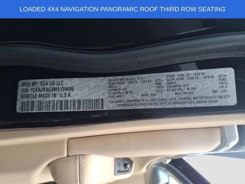 Used 2021 Jeep Grand Cherokee L Limited w/ Trailer Tow Package image 34