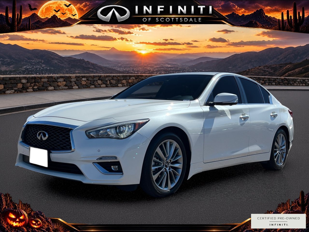 Certified 2023 INFINITI Q50 Luxe w/ Cargo Package RWD image 1