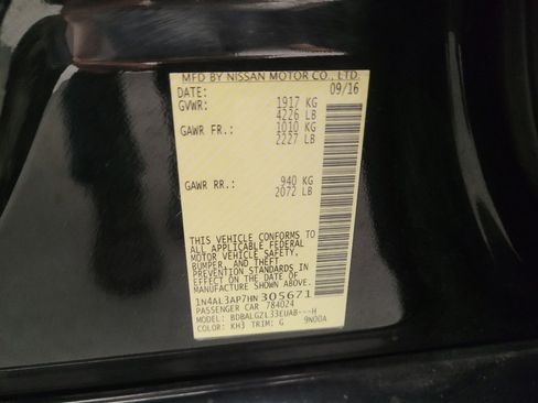 Used 2017 Nissan Altima 2.5 S w/ Power Driver Seat Package image 33