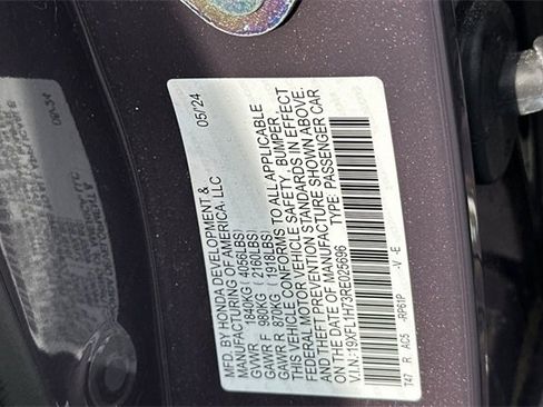 Certified 2024 Honda Civic EX-L image 30