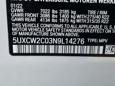 Used 2022 BMW X7 xDrive40i w/ M Sport Package AWD/4WD image 28