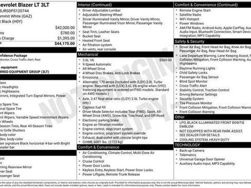 Certified 2023 Chevrolet Blazer LT image 19