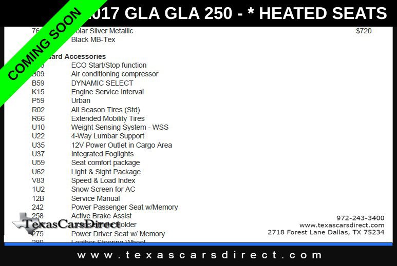 Used 2017 Mercedes-Benz GLA 250 4MATIC image 8
