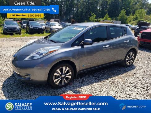 Used 2015 Nissan Leaf SL w/ Premium Package FWD image 1