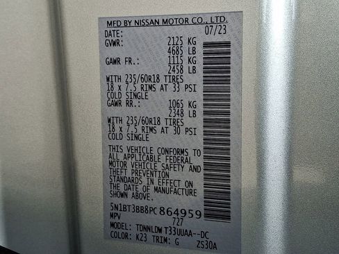 Certified 2023 Nissan Rogue SV w/ SV Premium B Package AWD/4WD image 30