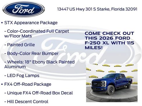 New 2026 Ford F250 XL w/ STX Appearance Package image 15