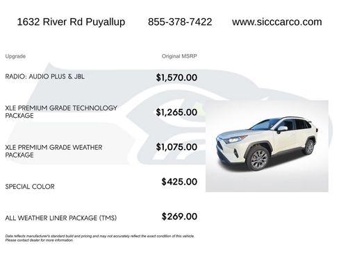 Used 2021 Toyota RAV4 XLE Premium AWD/4WD image 5